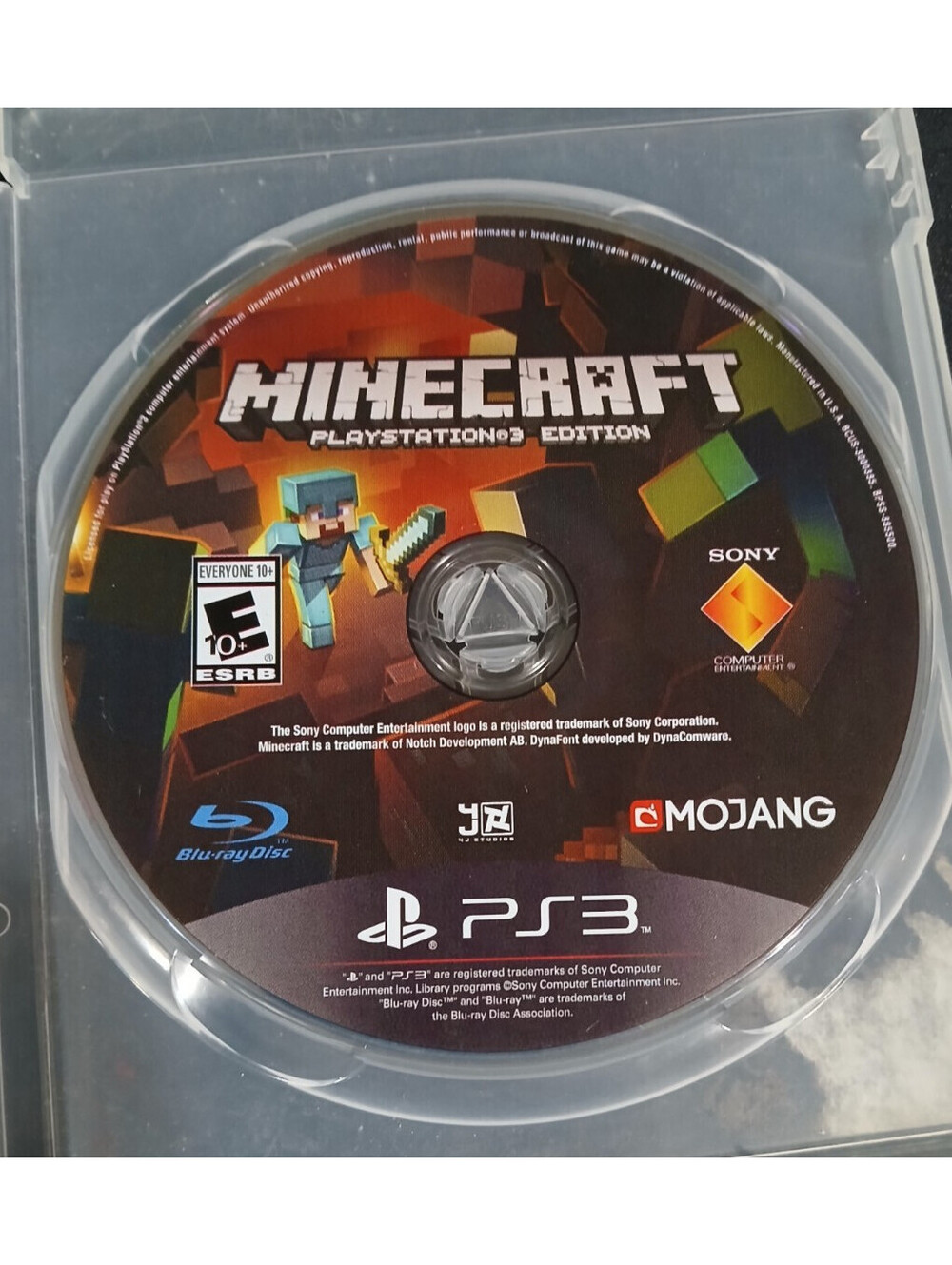 Minecraft PlayStation 3 Edition (Sony PlayStation 3, 2014) Disc Only